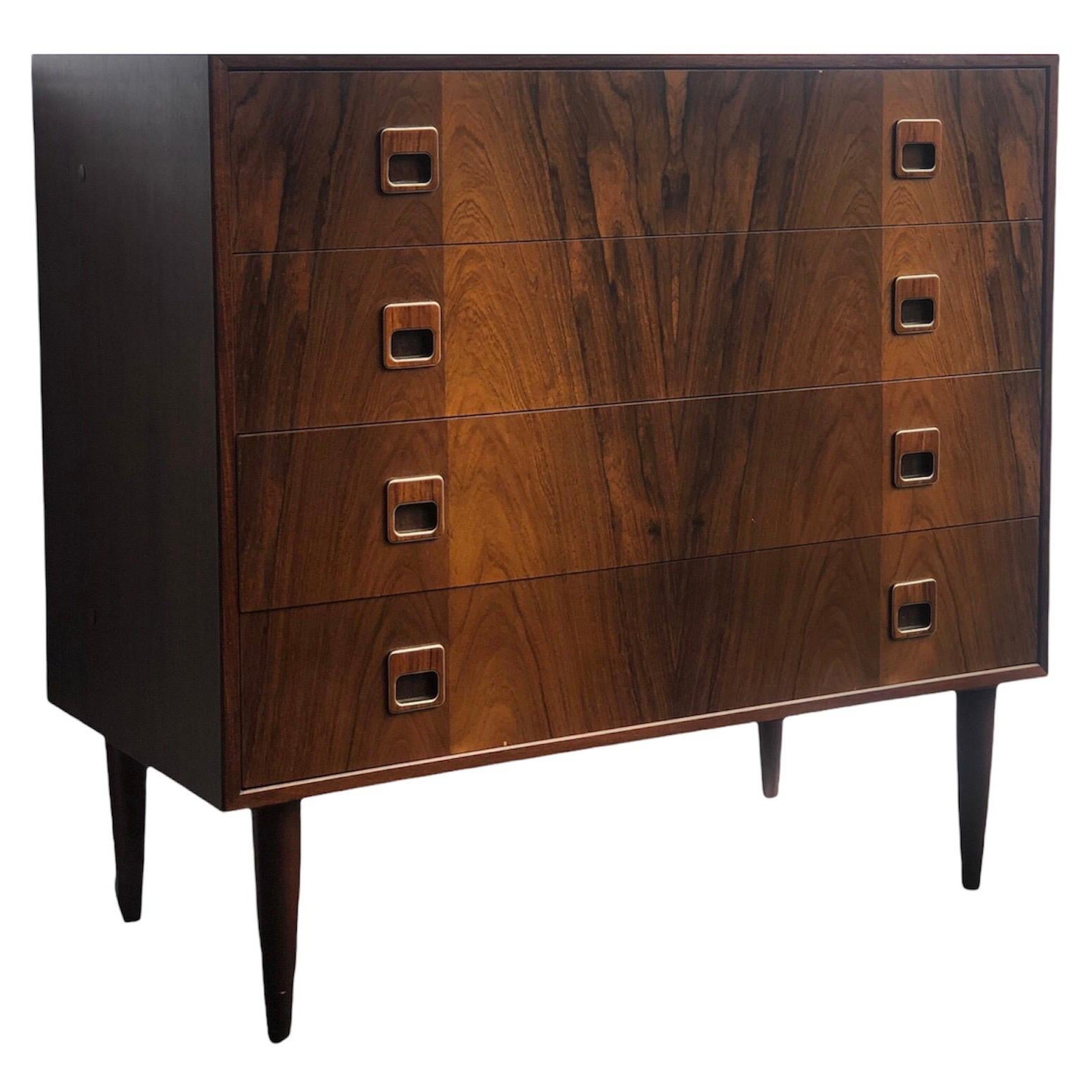 Danish Mid Century Modern Rosewood Dresser