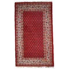 Handmade Vintage Indian Seraband Rug, 1970s, 1C767