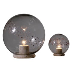 Murano Glass Sphere Table Lamps by La Murrina