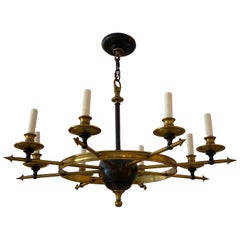 French Empire Revival Style Chandelier