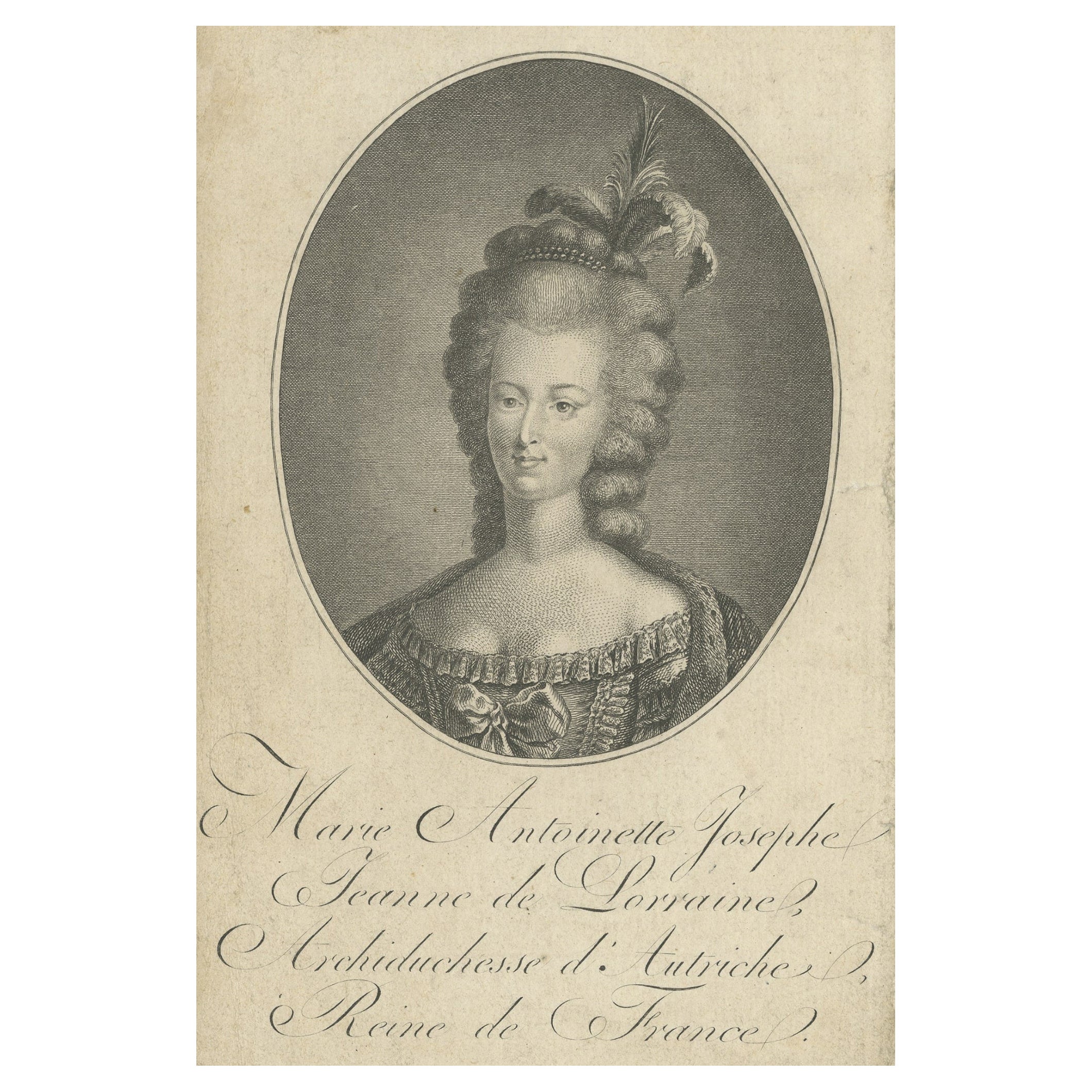 Etchings & Engravings Prints Art & Collectibles Marie Antoinette of ...