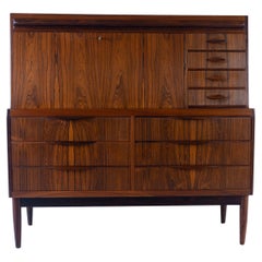 Retro Danish Rosewood Secretaire by Erling Torvits 1960s