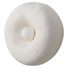 Contemporary Hand-Built Ceramic Blob Sconces, Large