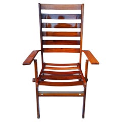 Reclining and Folding Armchair in style of Ico Parisi  fratelli Reguitti 1960s