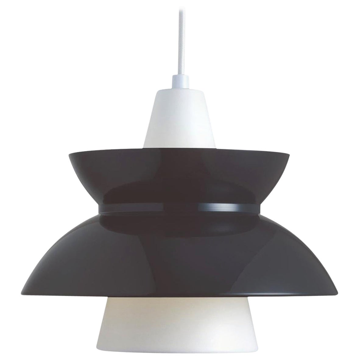 Jørn Utzon Dark Grey 'Doo-Wop' Pendant for Louis Poulsen