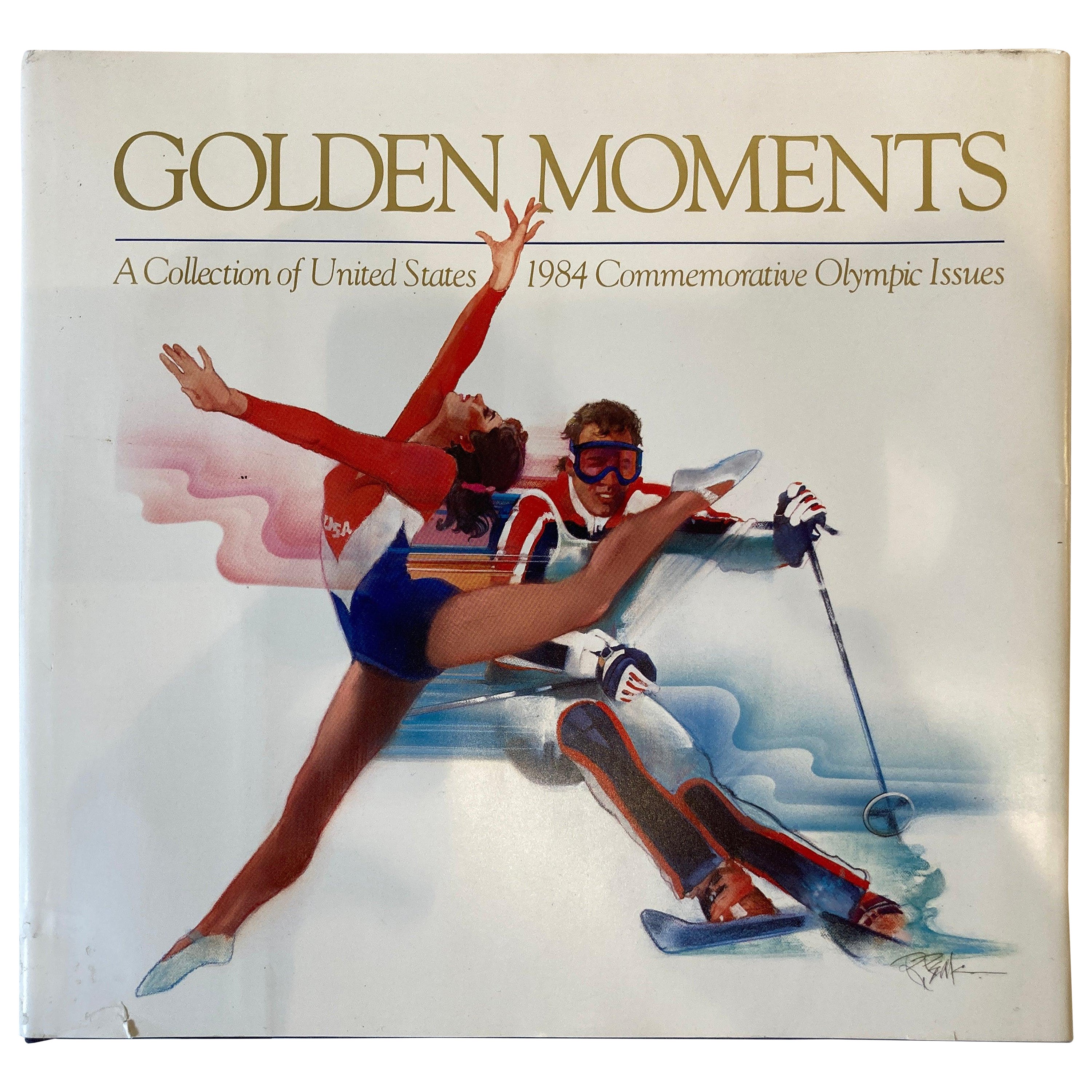 Golden Moments: a Collection of United States 1984 Commemorative Olympic Issues For Sale