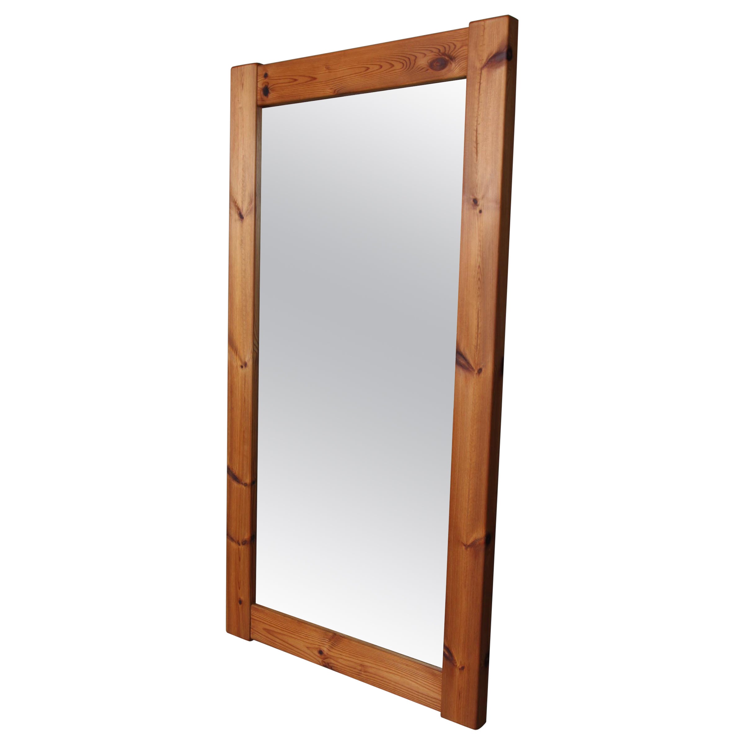 Painted PineFramed Wall Mirror For Sale at 1stDibs