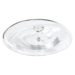 Mid-Century Modern Translucent Glass Decorative Dish by Elsa Peretti for Tiffany