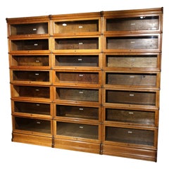 Large Oak Globe Wernicke Bookcase