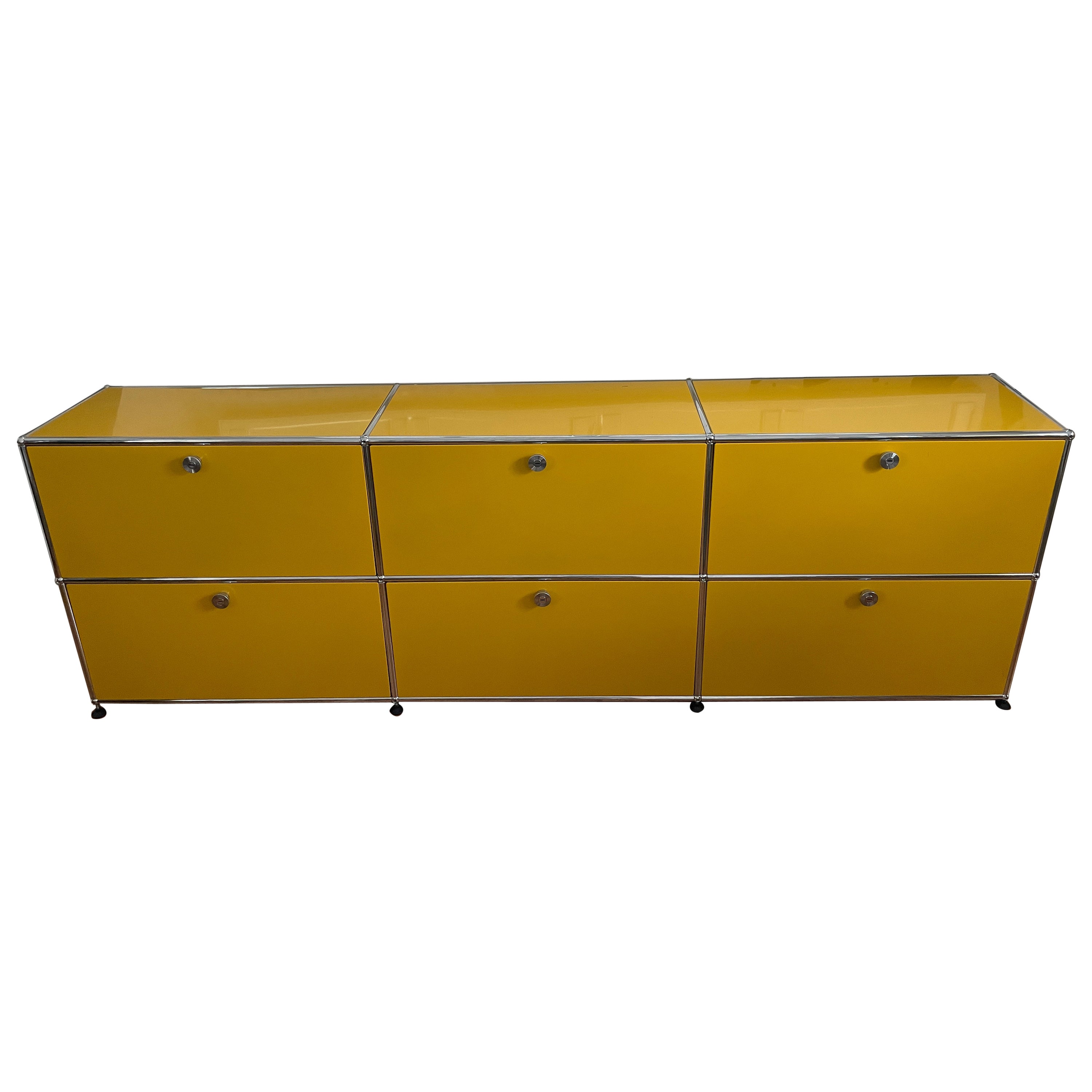 USM Haller Credenza in Yellow at 1stDibs