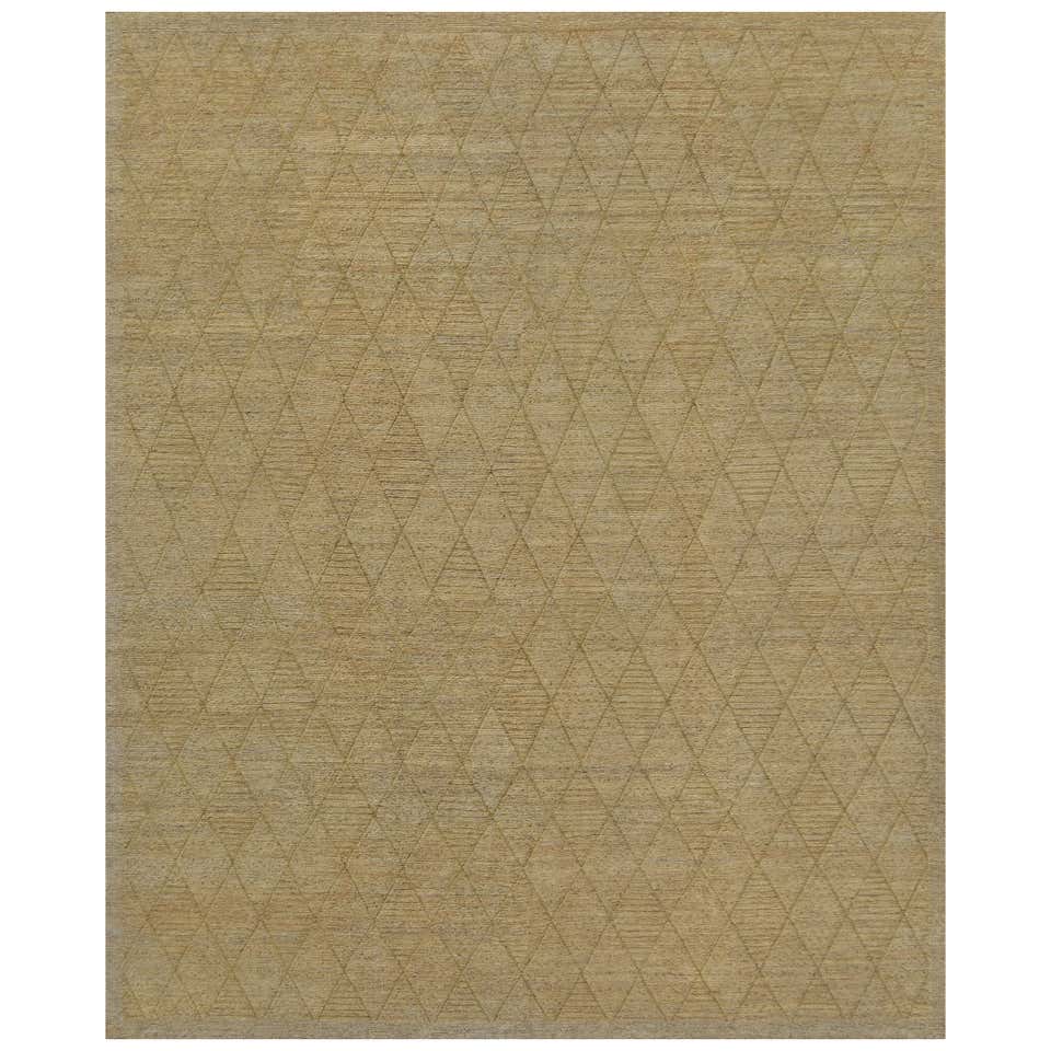 Chic Diamond Pattern Rug at 1stDibs