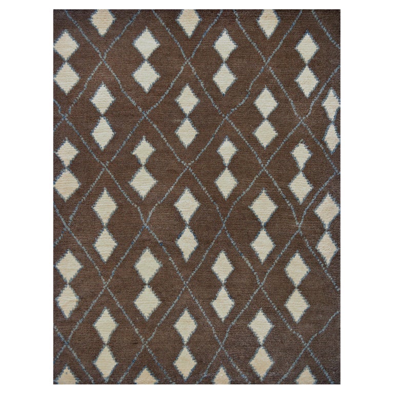 Handwoven Contemporary Hemp Rug For Sale at 1stDibs