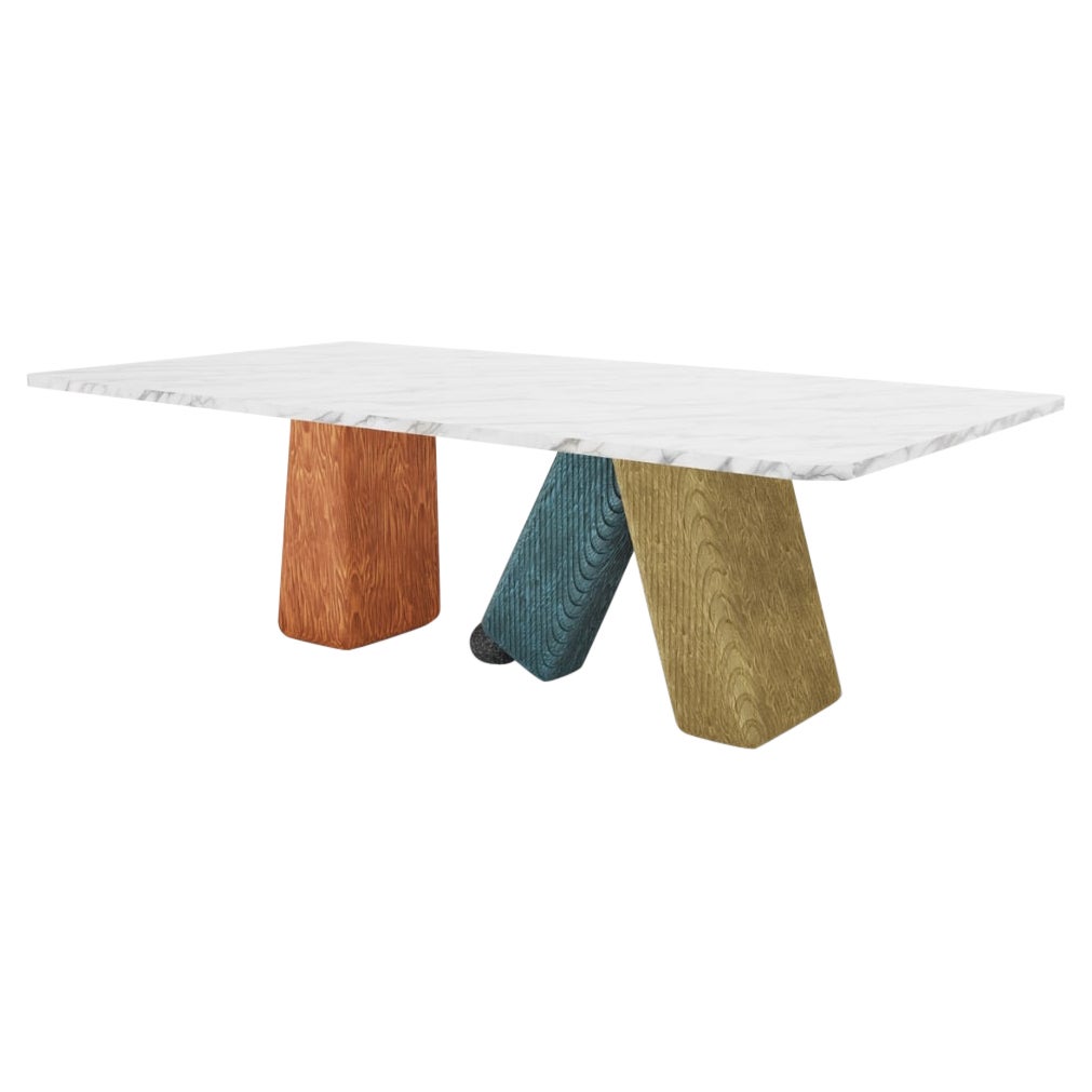 Objects of Nature Heel Stone Dining Table by Ptang Studio For Sale