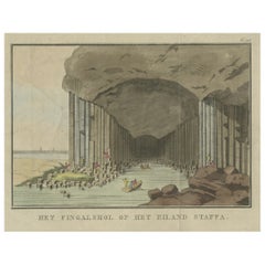 Fingal's Cave, on the Island of Staffa, in the Inner Hebrides of Scotland, 1805