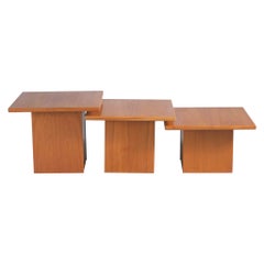 Set of 3 Danish Mid Century Tables/Nesting Tables by Gangso, Circa 1970