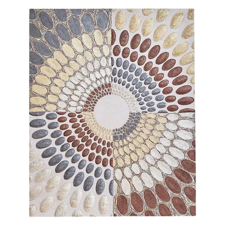 Portal de broderie murale en tapisserie contemporaine
