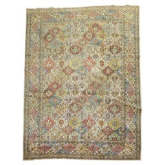 Colección Zabihi Alfombra Persa Tabriz Vintage Tamaño Habitación