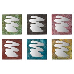 Daishi Luo, « Polyphonie », ensemble de miroirs en cuivre et acier inoxydable