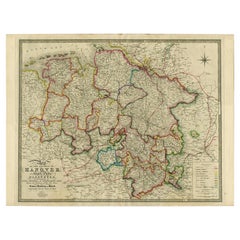 Antique Northern Germany incl Hanover, Oldenburg, Lippe, Bremen, Hamburg & Lubeck, 1854