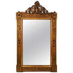 Very Decorative Mirror of 19th Century
