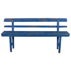 Original Painted Austrian Bench