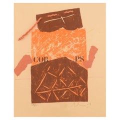 Alain Soucasse, France, Color Lithography, 1970s / 80s