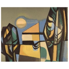 Albert Ferenz, Germany, Color Lithography, Mid-20th Century