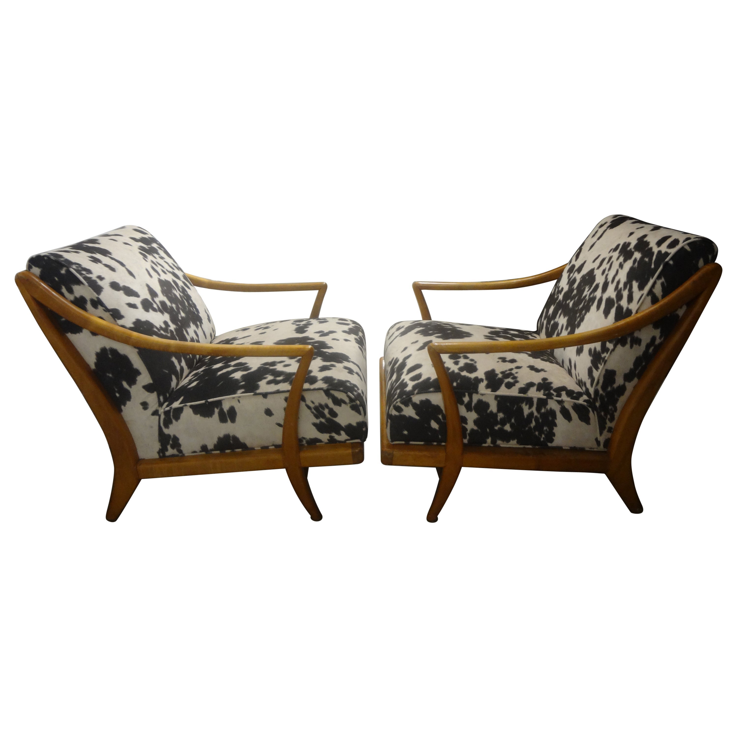 Pair of Italian Chairs For Sale at 1stDibs