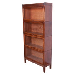 Shaw Walker Arts & Crafts Four-Stack Barrister Bookcase, circa 1920s