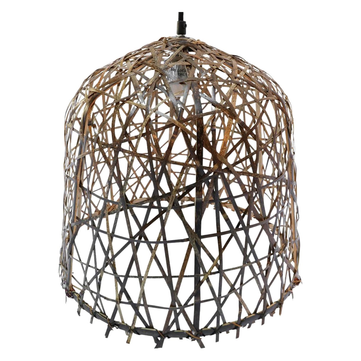 Black Bird’s Nest Small Pendant Chandelier by Ay Illuminate For Sale