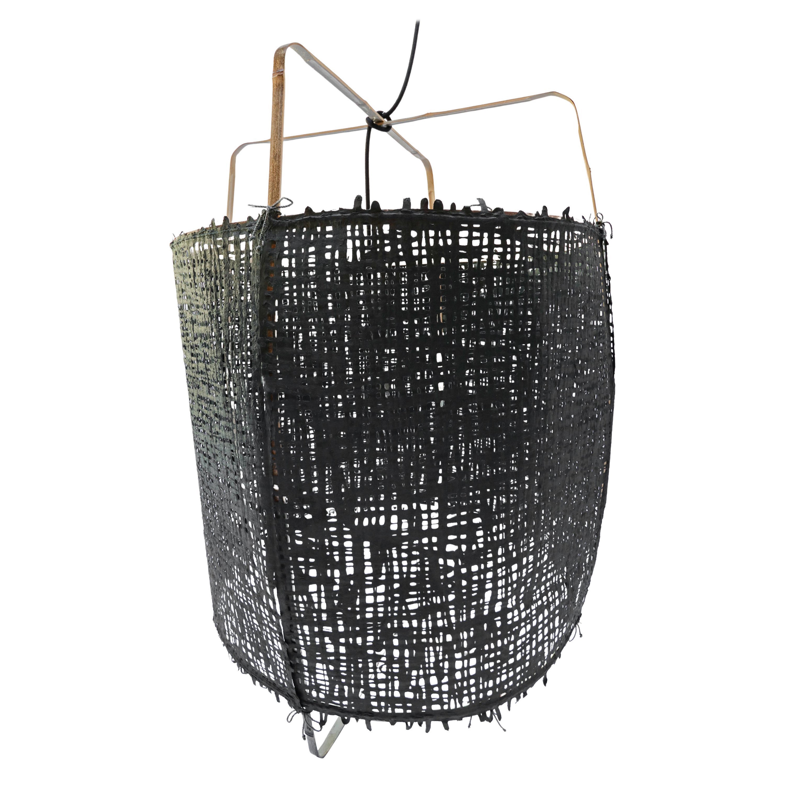Z1 Black PC Pendant Chandelier in Black Paper by Ay Illuminate
