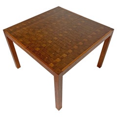 Staved Teak Dining Table with Two Leaves, Circa 1960s