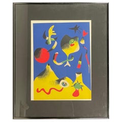 Vintage Joan Miro l’Air 1937