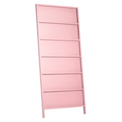 Moooi Oblique Big Cupboard/Wall Shelf in Light Pink Lacquered Beech