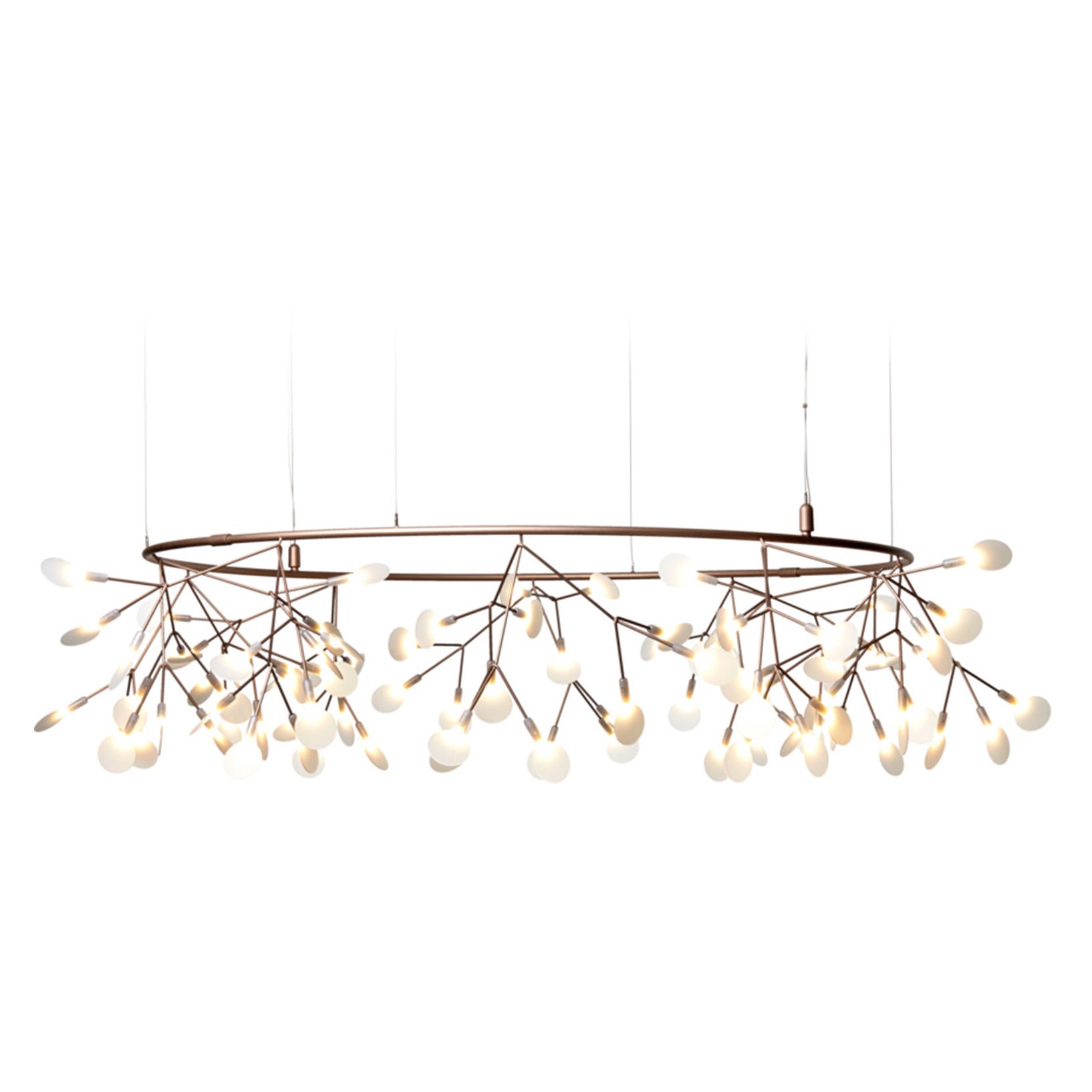 Moooi Heracleum The Big O Small Suspension Lamp in Copper by Bertjan Pot, 10m  For Sale