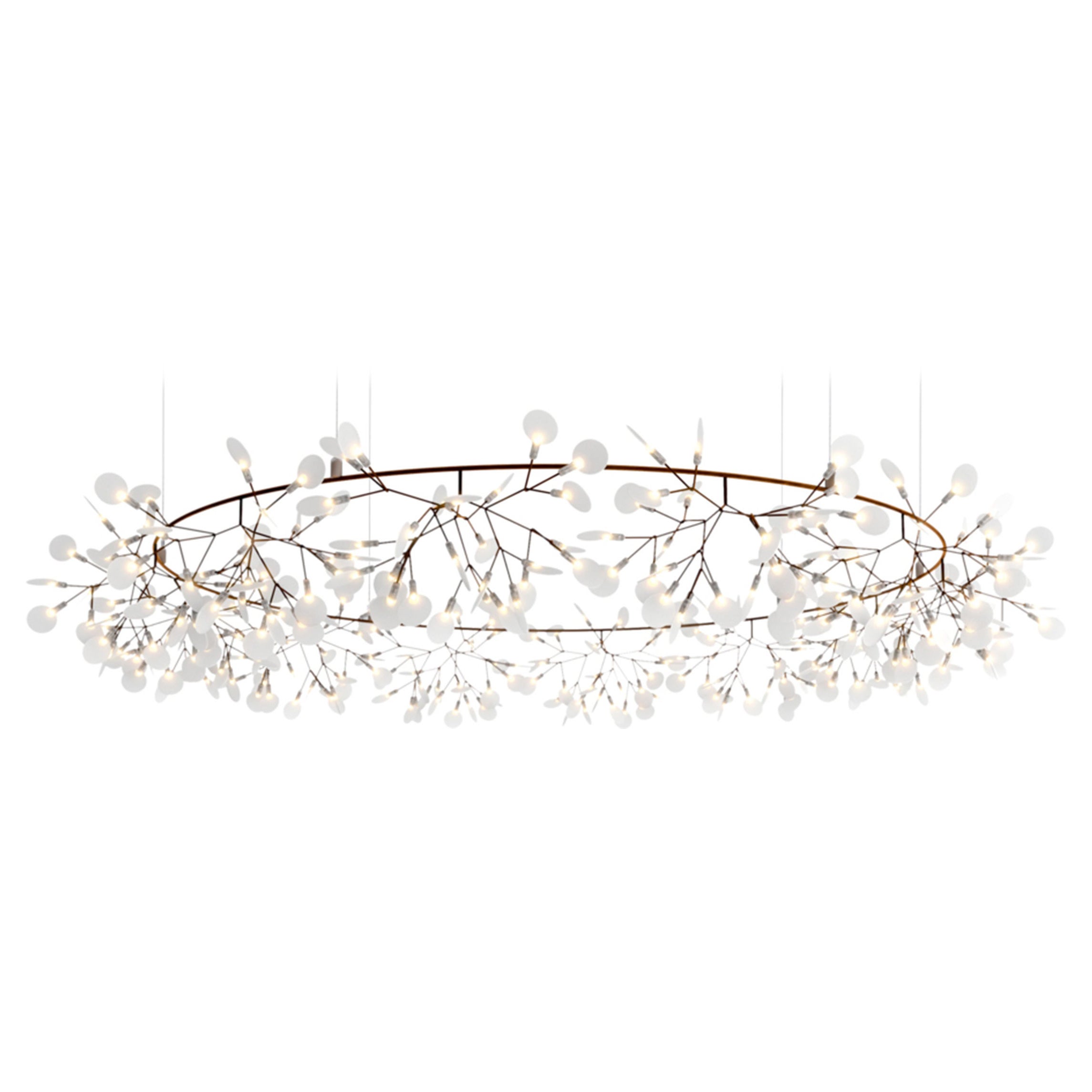 Moooi Heracleum The Big O Large Suspension Lamp in Copper by Bertjan Pot