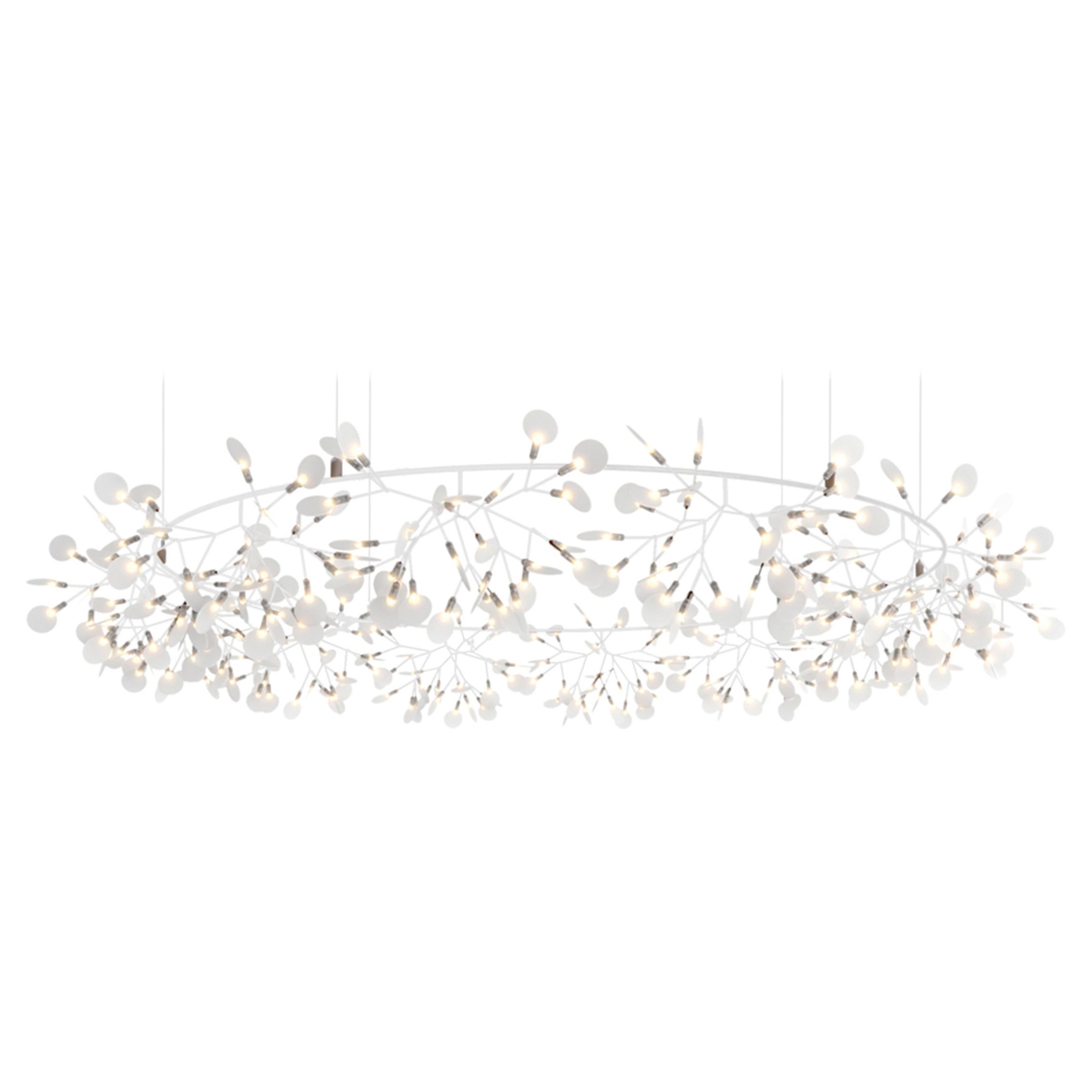 Moooi Heracleum The Big O Large Suspension Lamp in White by Bertjan Pot, 10m  For Sale