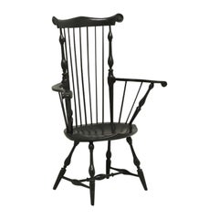Handcrafted New England Fan-Back Windsor Armchair