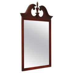 Used Late 20th Century Mahogany Traditional Federal Style Wall Mirror