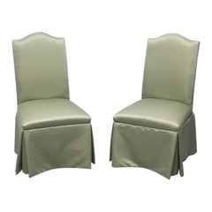 Transitional Style Parsons Chairs by FAIRFIELD - Pair