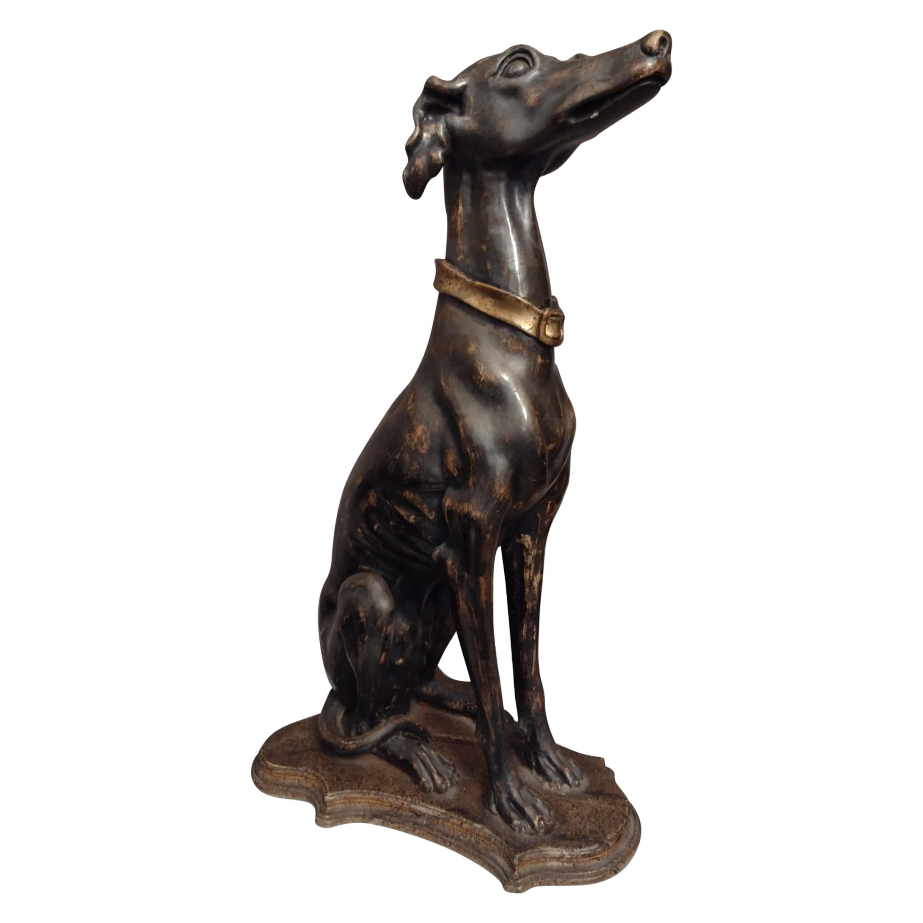 Original 1930s Carved Wood Dog For Sale