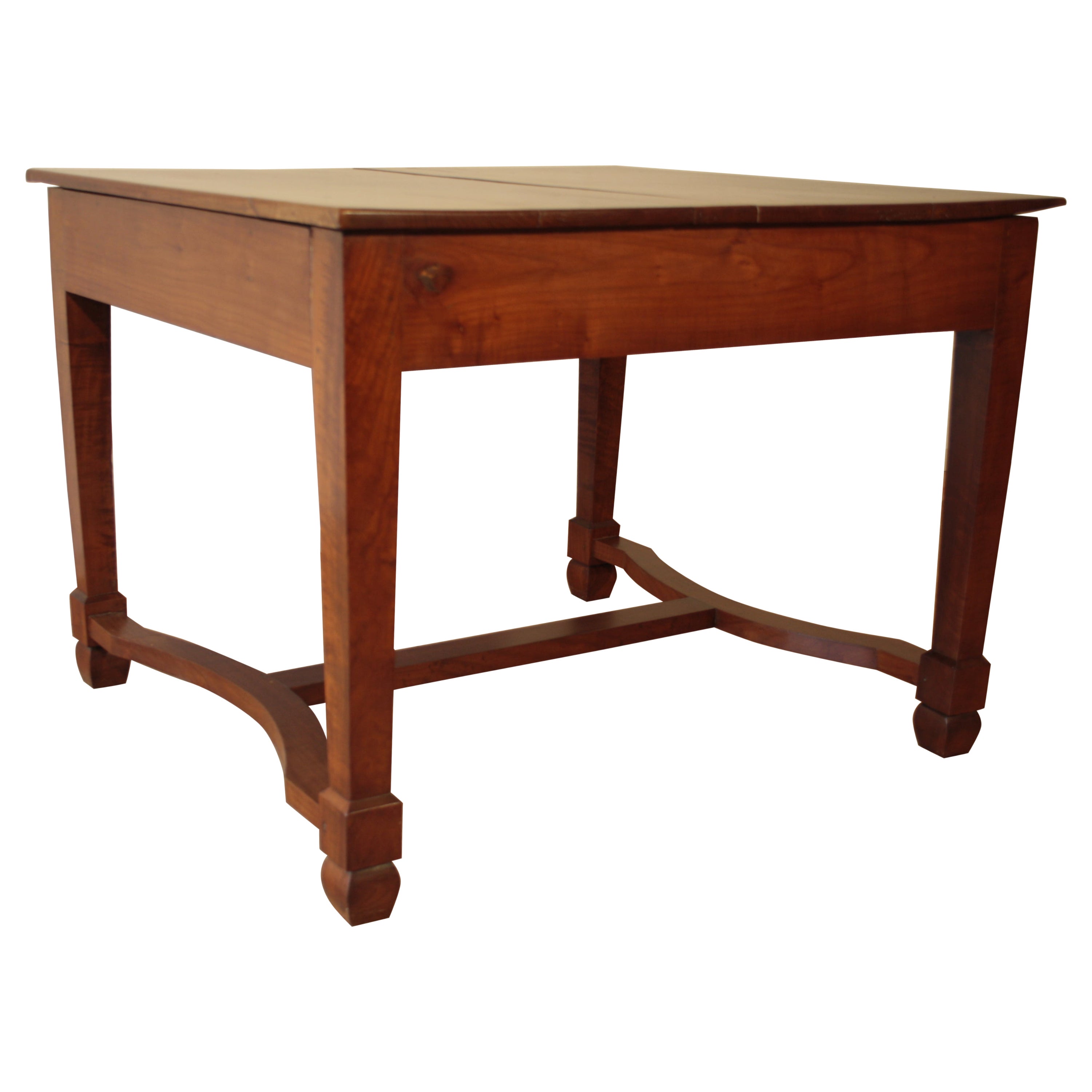 Antique Liberty Italian Dining Table, 1920s Rosewood Solid Wood Extensible