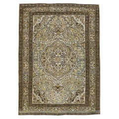 Mid-20th Century Handmade Persian Malayer Throw Rug