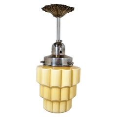 Art Deco Skyscraper Pendant Light, 1930s