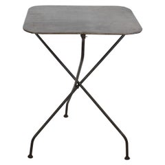 19th Century French Iron Bistro Folding Table