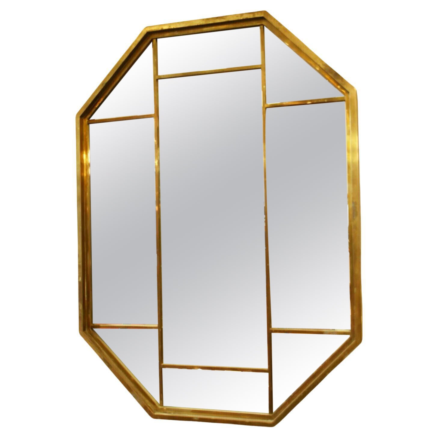 Octagonal Wall Mirror at 1stDibs