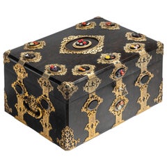 Caja de marquetería de Alphonse Giroux & Cie