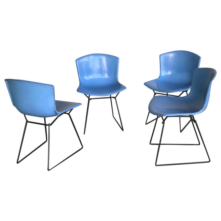 Harry Bertoia Set of Four Knoll Chairs, 1960's For Sale