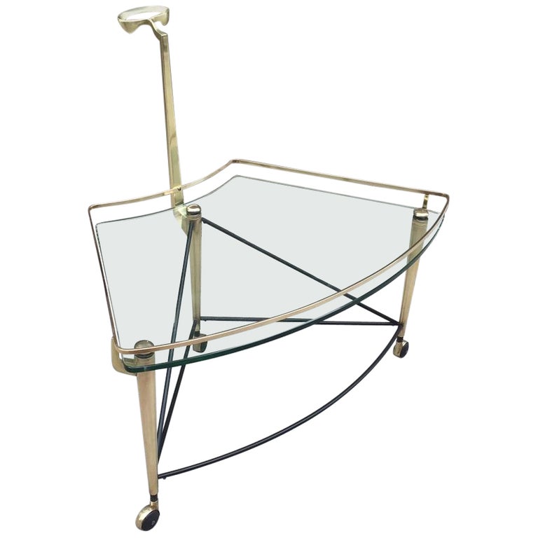 Italian Bronze Bar Cart For Sale at 1stDibs