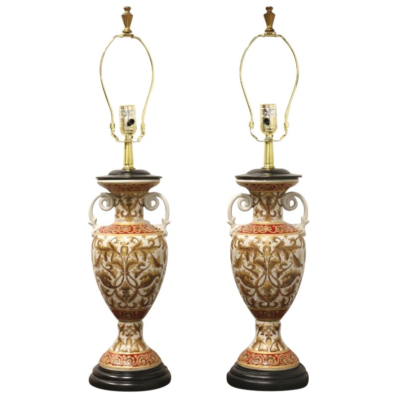 ORIENTAL ACCENT Asian Decorative Table Lamps - Pair